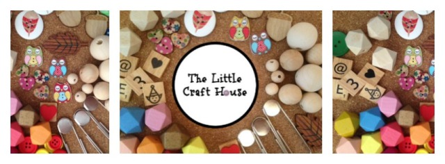 The Little Craft House. Craft Supplies in Australia. Wood beads, scrabble tiles, E6000 glue