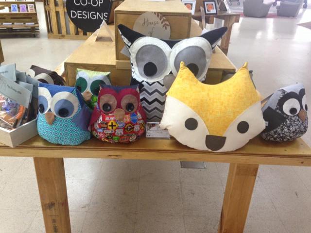House of Nicnax woodland friends. Located at Co-op Designs within MANY6160 Fremantle